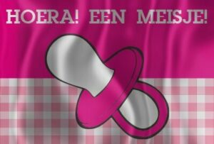 Geboortevlag Meisje