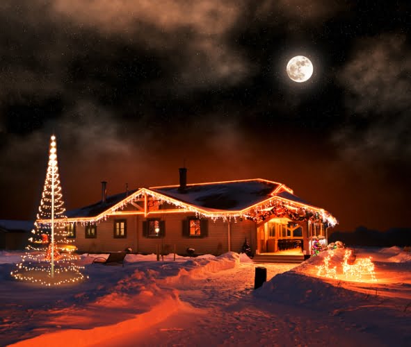 Vlaggenmast Kerstverlichting 800 LED 3D Warmwit - Afbeelding 5