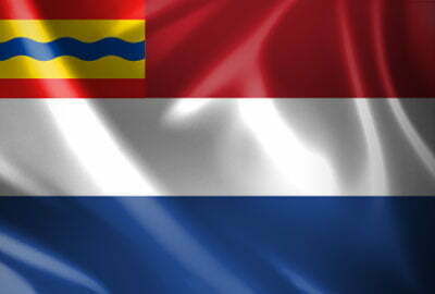 Vlag Nederland Overijssel - Afbeelding 2