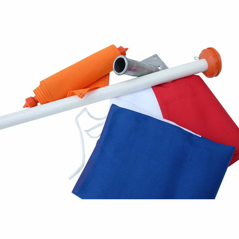 Nederlandse Vlag Set Compleet met houten vlaggenstok