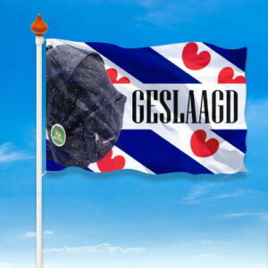 Geslaagd vlag provincie